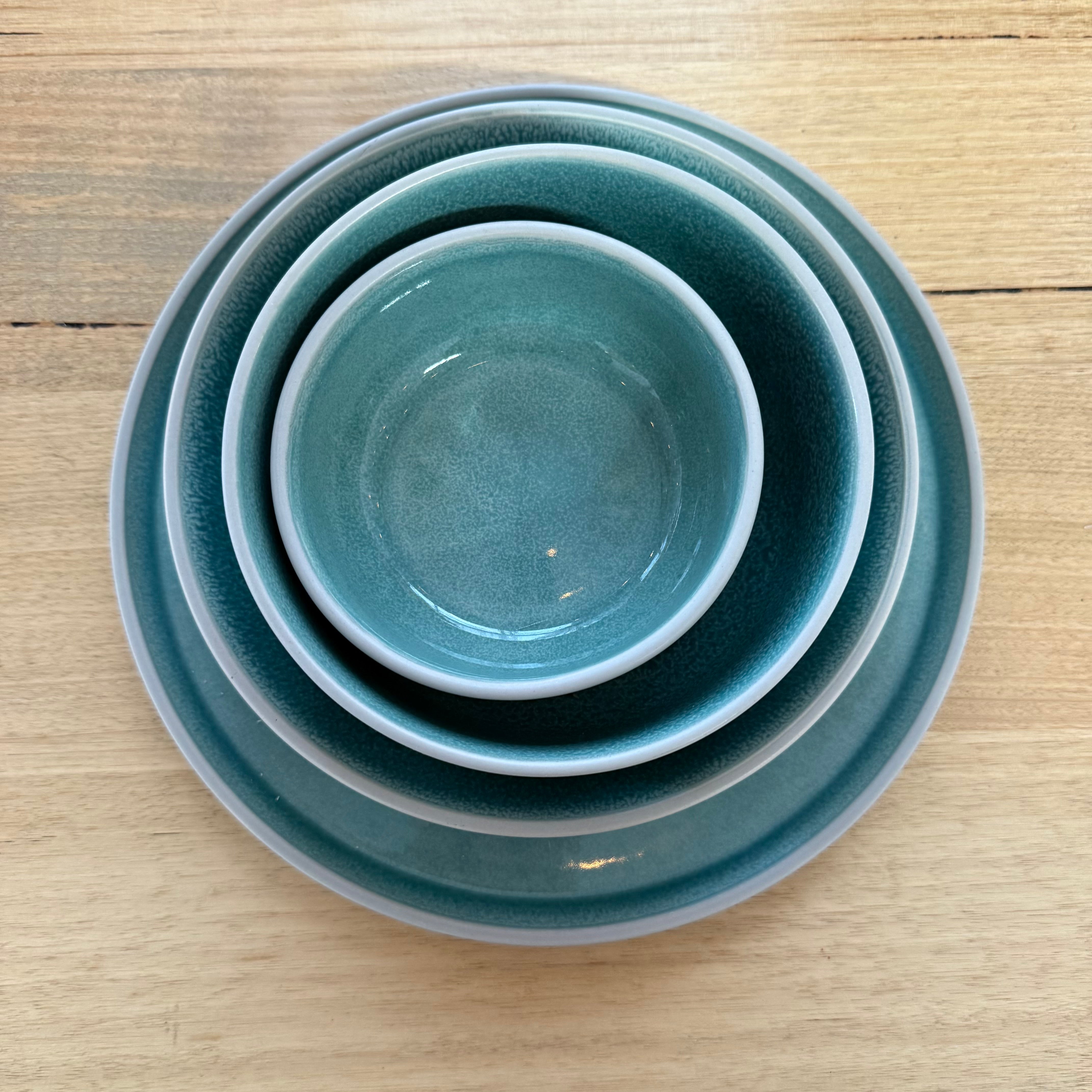 Sage Green/Grey Med Open Bowl