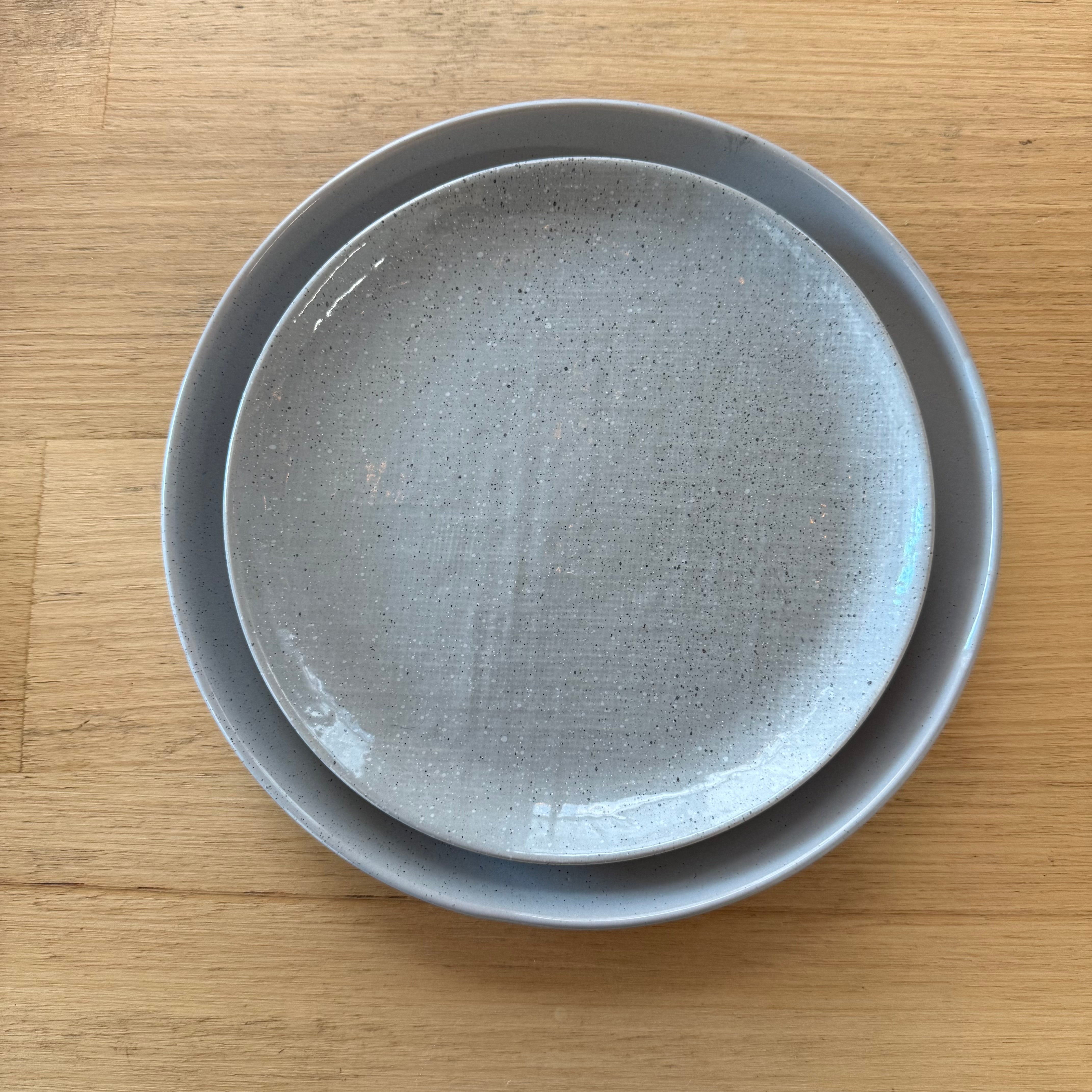 Grey Stone Dinner Plate