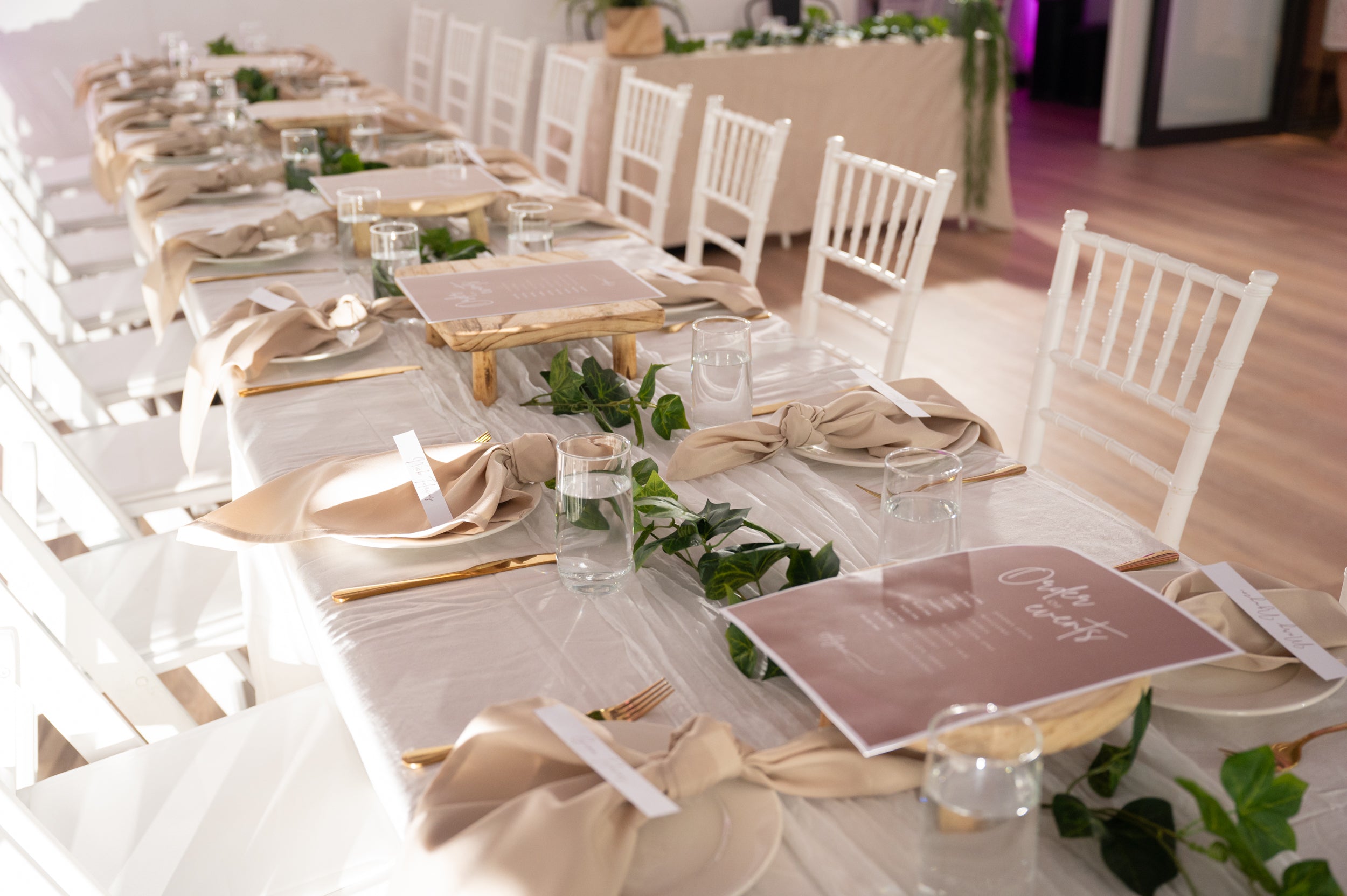 3 Course Dining - Full Table Styling & Food