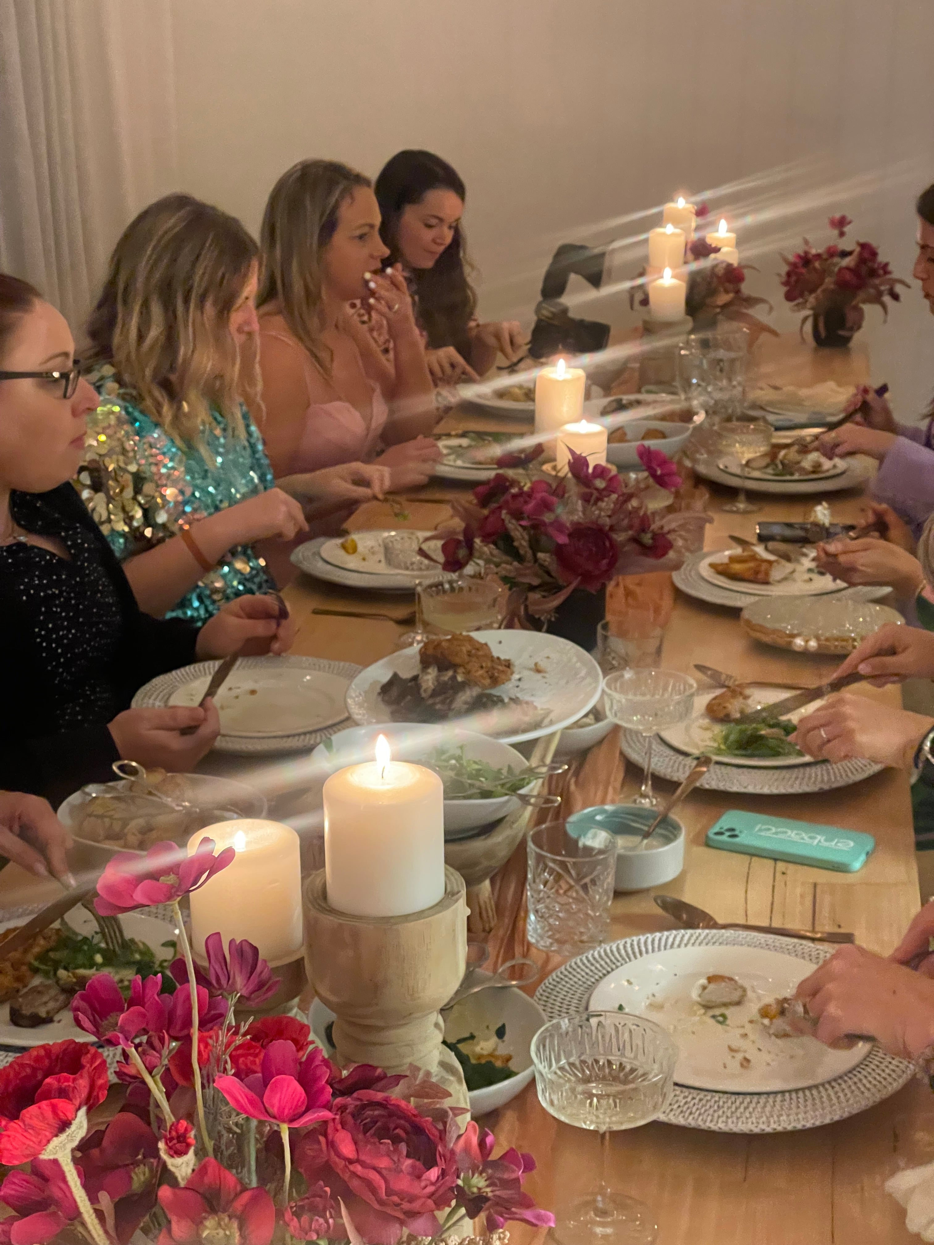 2 Course Dining - Full Table Styling & Food