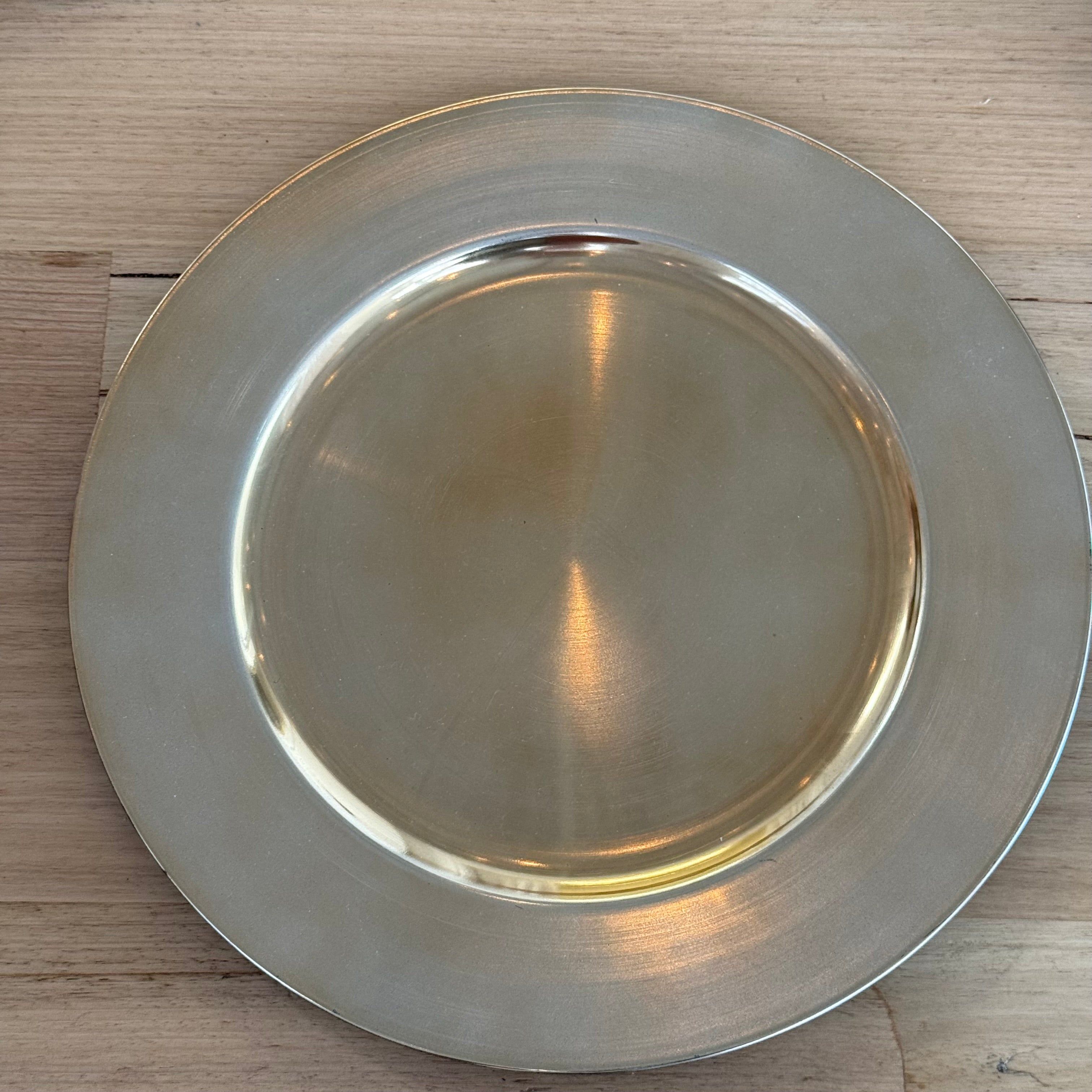 Soft Gold Charger Plate