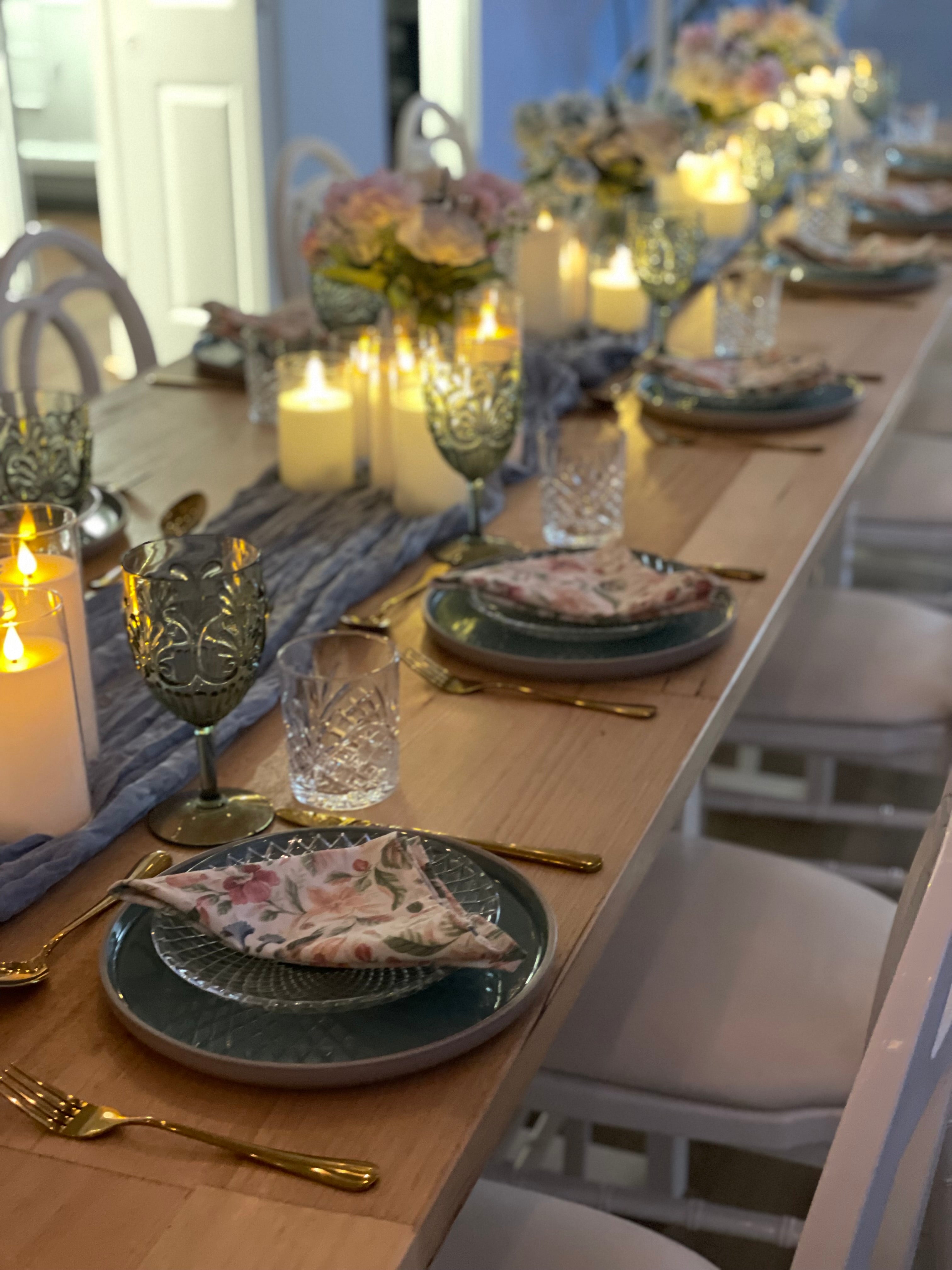 3 Course Dining - Full Table Styling & Food