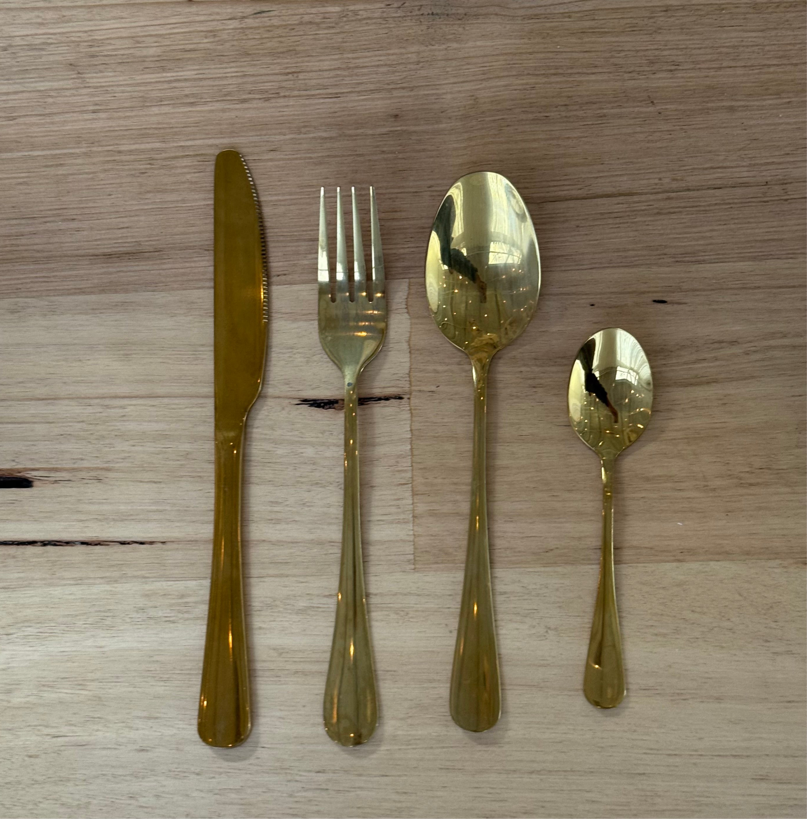 Soft Gold Cutlery